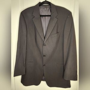 Hugo Boss Black Virgin Wool 3 Button Suit Jacket 44L